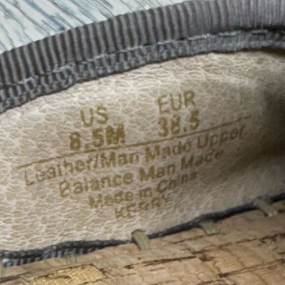 Sam Edelman~Women’s~”Kerry” Pewter Sequin Espadrille Slide Mules~Size 8.5 - Picture 9 of 9